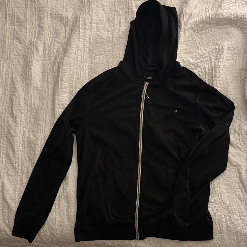 Men's Vuori Coronado Black Hoodie